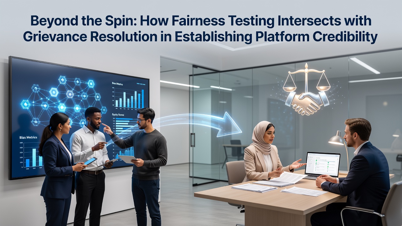 Fairness testing labs and complaint resolution teams collaborating on platform audits