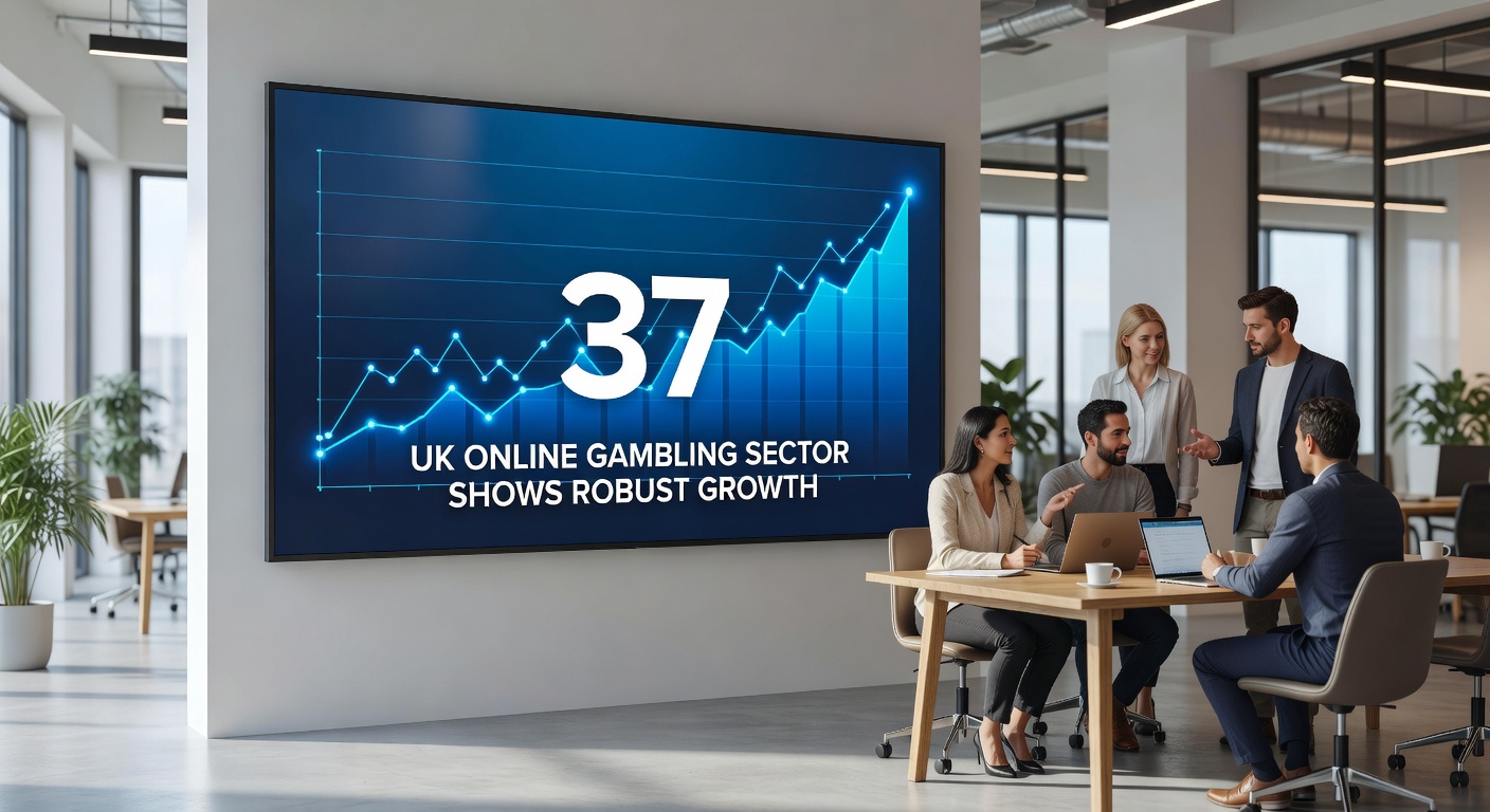 Graph showing 2.3 million monthly UK visitors to unlicensed casinos from Nov 2025 to Jan 2026, overlaid on a map of Curaçao and UK flags