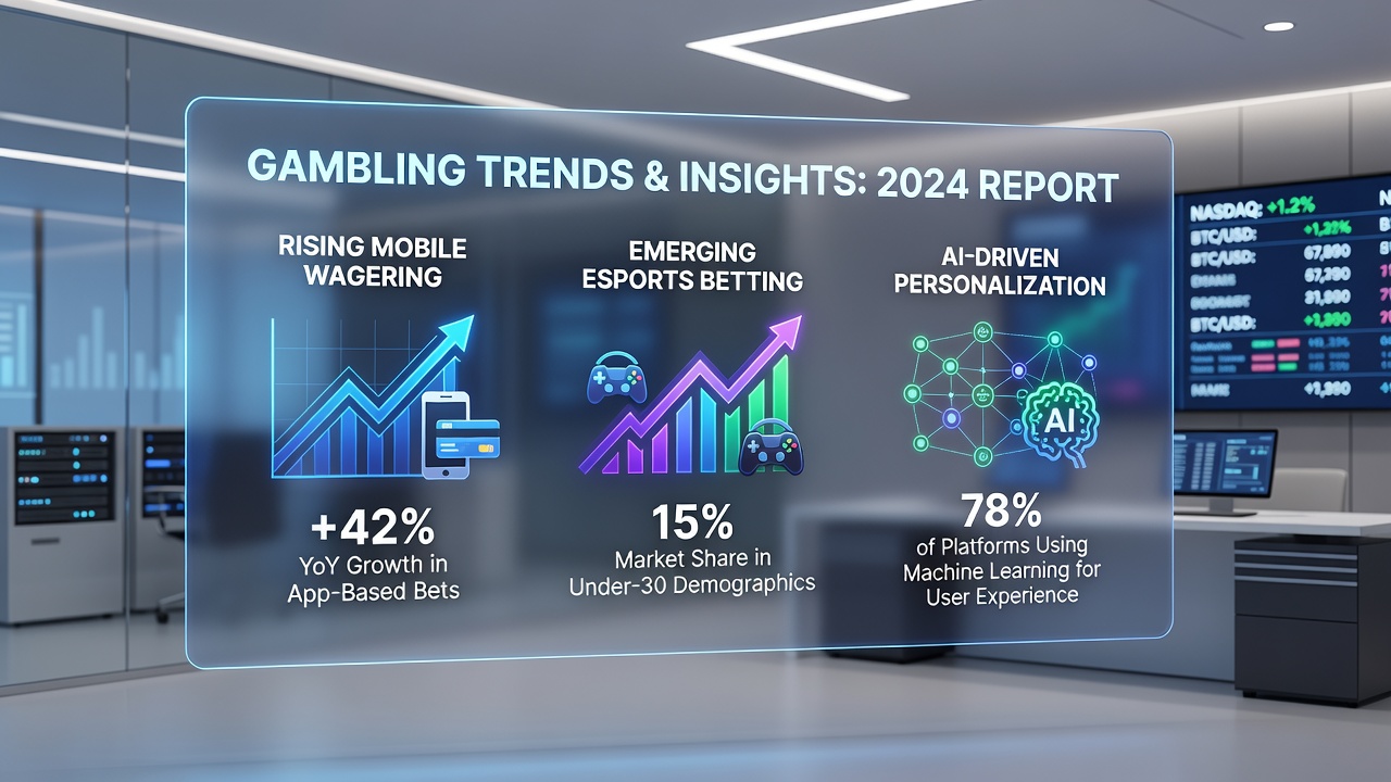 Global overview of betting market shifts and player behavior data visualization