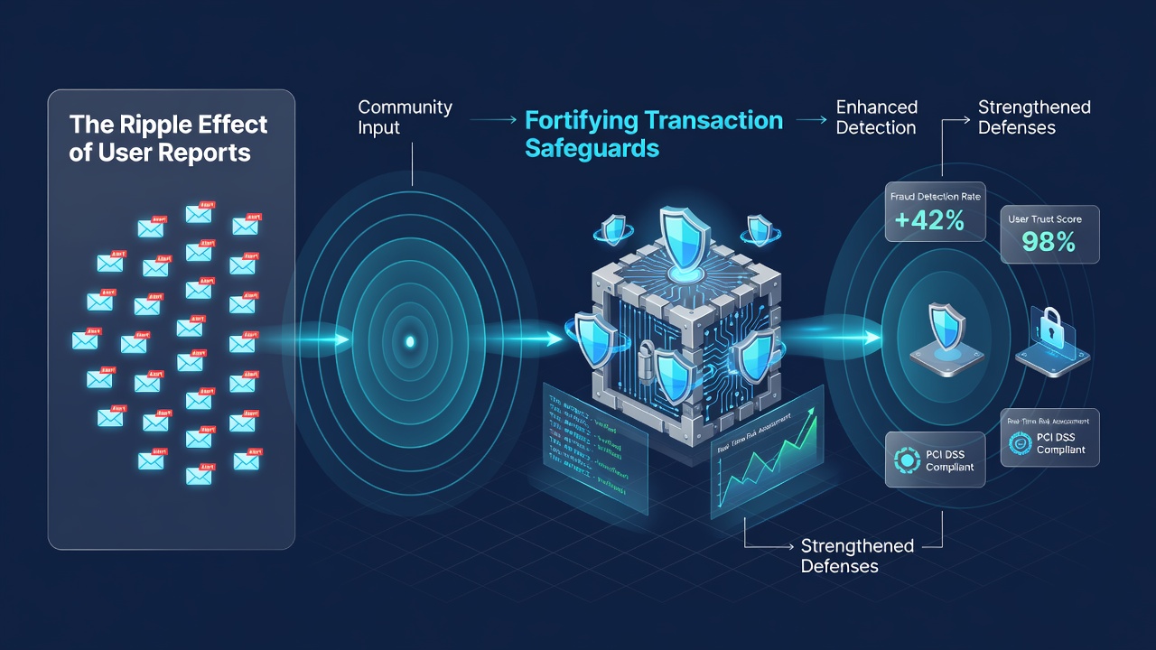 Diagram depicting transaction monitoring updates based on player feedback in digital gambling environments