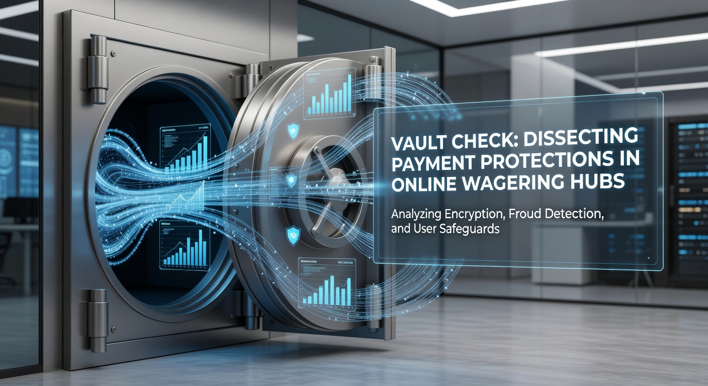 Digital vault icon symbolizing secure payment protections in online betting environments, with locks and shields representing encryption layers