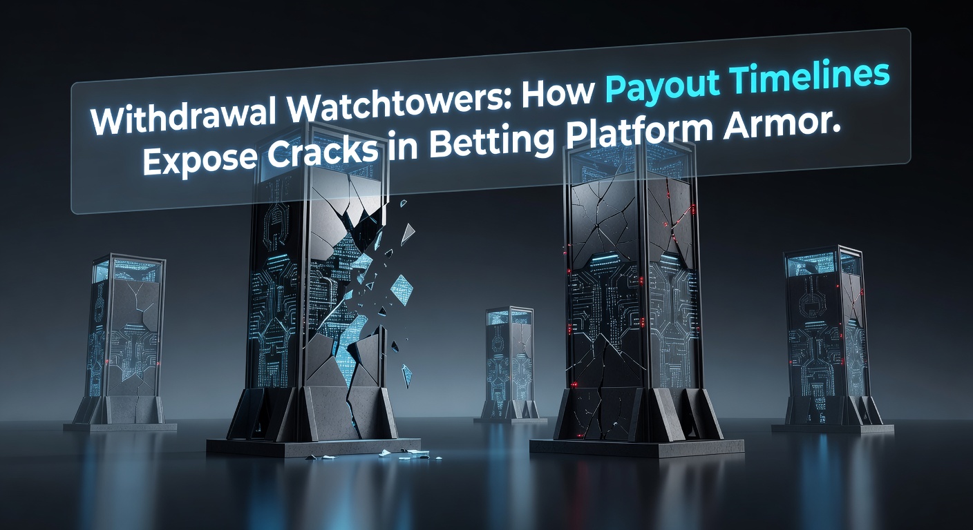 Digital dashboard displaying payout timelines and warning signals on a betting platform interface, highlighting delays in real-time